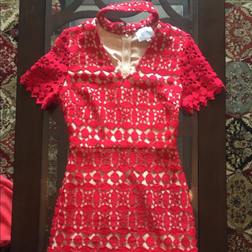 Just One Answer Red evening dress XS